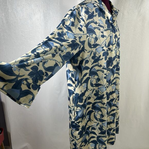 Tuckernuck Bonnie Blossom Megan Mini Floral Shift Dress 2XL Blue Summer Casual - Picture 10 of 14